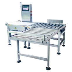 AH-8050L30滾輪式檢重秤側面