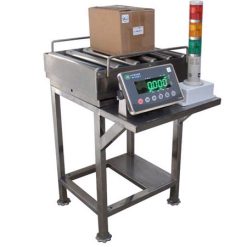 滾輪式檢重秤自動三色報警秤