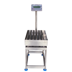 滾輪式檢重秤銜接產線2